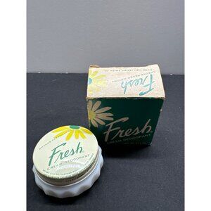 Vintage Fresh Cream Deodorant Jar In Original Box 0.75 Oz Retro Antiperspirant